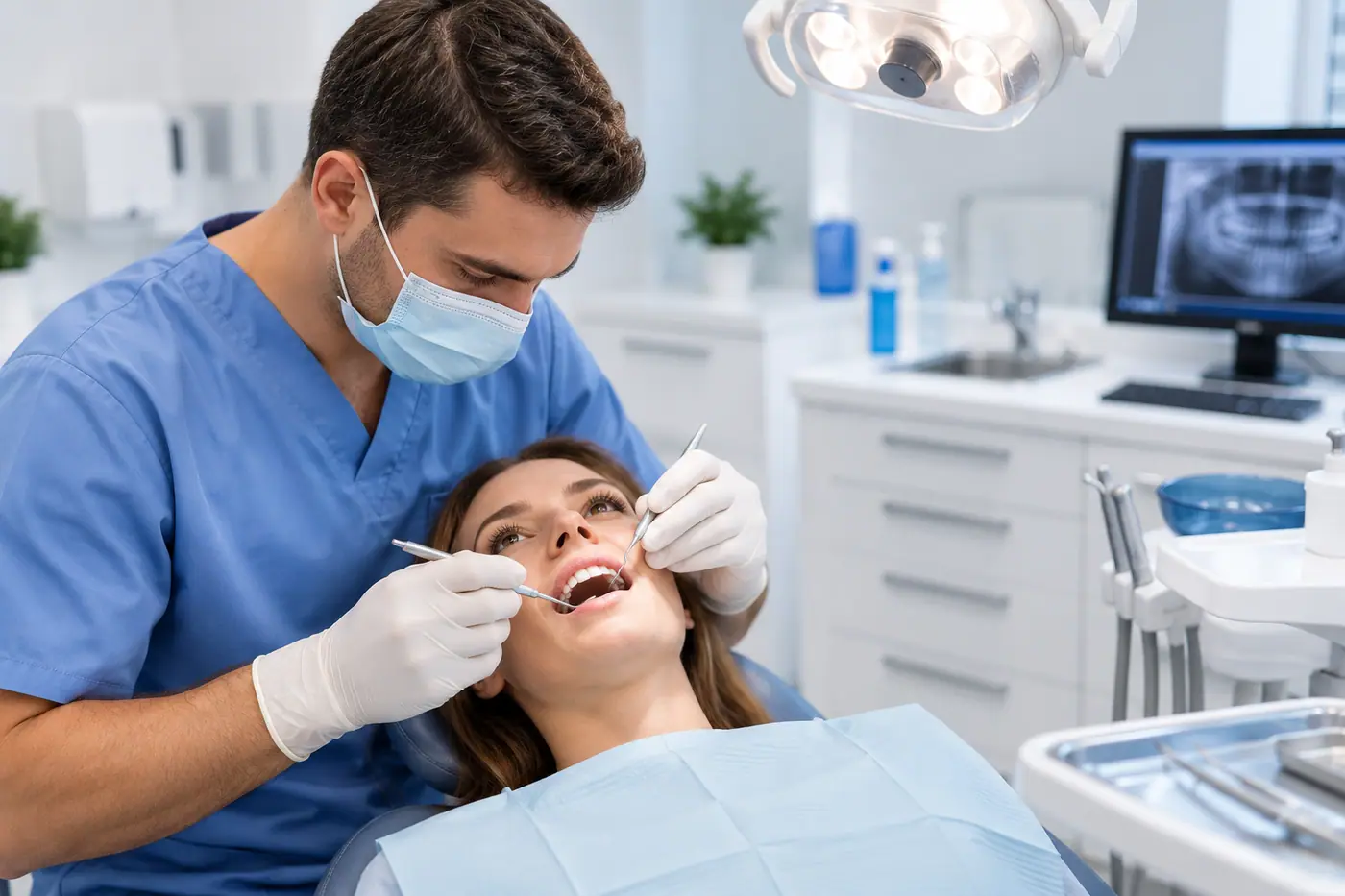 Cabinet de chirurgie dentaire de la clinique.